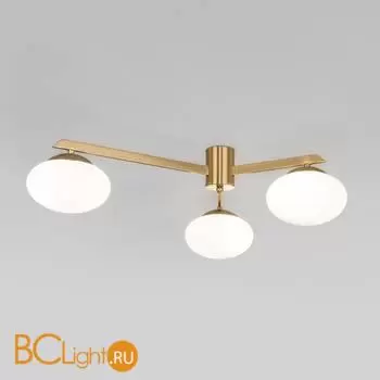 Потолочный светильник Eurosvet Opaline new 70220/3 латунь a065763