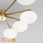 Потолочный светильник Eurosvet Opaline new 70220/8 латунь a065768 - Фото 0