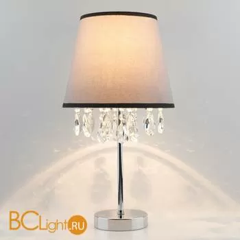 Настольная лампа Eurosvet Opera 01036/1 хром/прозрачный хрусталь Strotskis - Фото 0