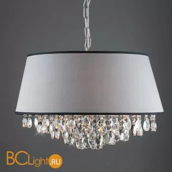 Подвесной светильник Eurosvet Opera 10092/5 хром/прозрачный хрусталь Strotskis