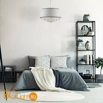 Подвесной светильник Eurosvet Opera 10092/5 хром/прозрачный хрусталь Strotskis - Фото 0