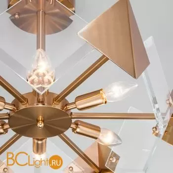 Люстра Eurosvet Origami 60121/6 латунь - Фото 1