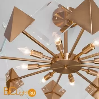 Люстра Eurosvet Origami 60121/8 латунь - Фото 1