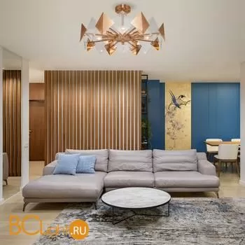 Люстра Eurosvet Origami 60121/8 латунь