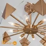 Люстра Eurosvet Origami 60121/8 латунь - Фото 1