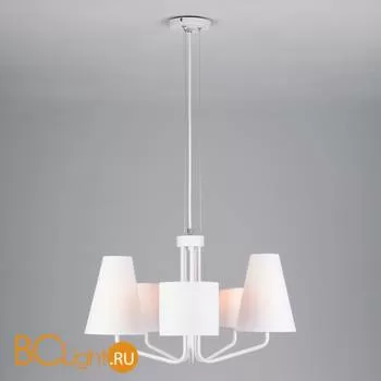Потолочно-подвесная люстра Eurosvet Ornato 70074/5 белый - Фото 0