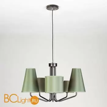 Потолочно-подвесная люстра Eurosvet Ornato 70074/5 черный - Фото 0