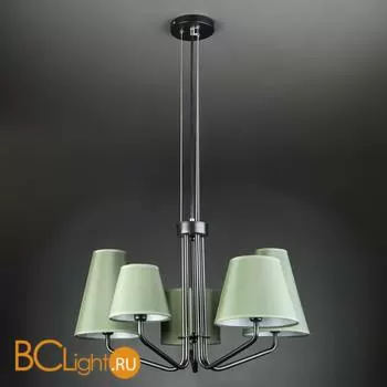 Потолочно-подвесная люстра Eurosvet Ornato 70074/5 черный - Фото 8