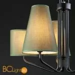 Потолочно-подвесная люстра Eurosvet Ornato 70074/5 черный - Фото 7