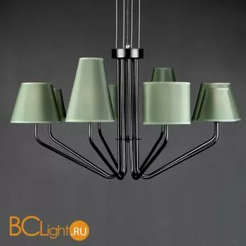 Потолочно-подвесная люстра Eurosvet Ornato 70074/8 черный