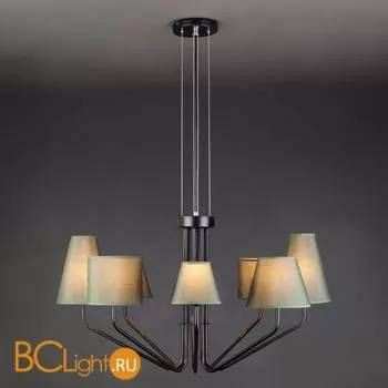 Потолочно-подвесная люстра Eurosvet Ornato 70074/8 черный - Фото 6