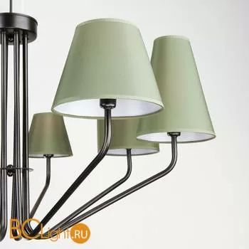 Потолочно-подвесная люстра Eurosvet Ornato 70074/8 черный - Фото 1