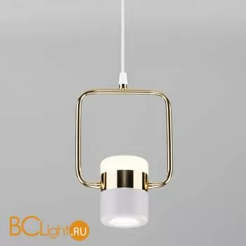 Подвесной светильник Eurosvet Oskar 50165/1 LED золото / белый