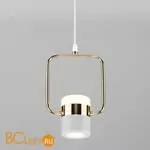 Подвесной светильник Eurosvet Oskar 50165/1 LED золото / белый