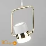 Подвесной светильник Eurosvet Oskar 50165/1 LED золото / белый - Фото 1