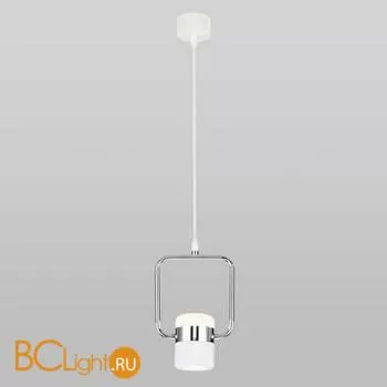 Подвесной светильник Eurosvet Oskar 50165/1 LED хром / белый - Фото 2