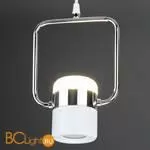 Подвесной светильник Eurosvet Oskar 50165/1 LED хром / белый - Фото 0