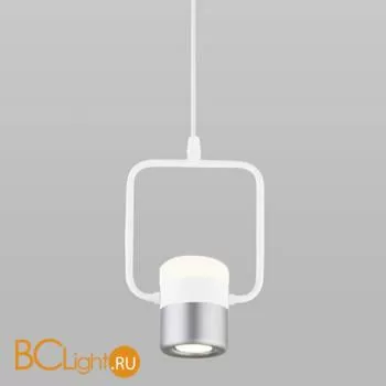 Подвесной светильник Eurosvet Oskar 50165/1 LED белый / серебро