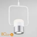 Подвесной светильник Eurosvet Oskar 50165/1 LED белый / серебро - Фото 0