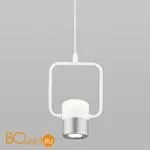 Подвесной светильник Eurosvet Oskar 50165/1 LED белый / серебро