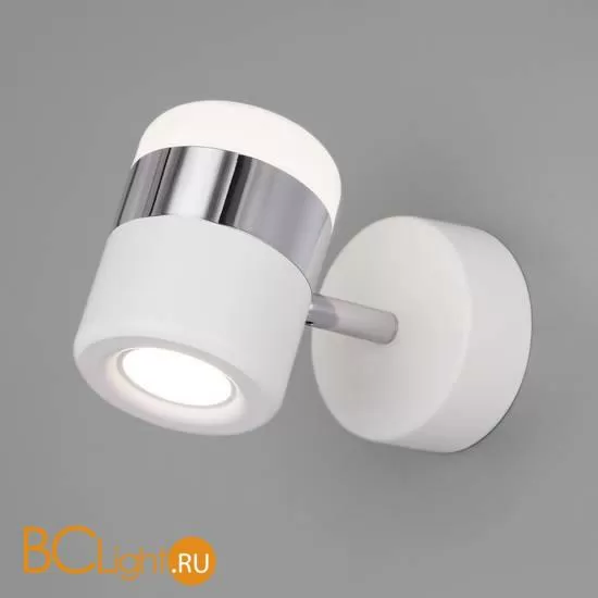 Настенный светильник Eurosvet Oskar 20165/1 LED хром / белый