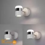 Настенный светильник Eurosvet Oskar 20165/1 LED хром / белый - Фото 1