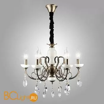 Люстра Eurosvet Ostin 60055/6 античная бронза