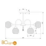 Люстра Eurosvet Ottawa 30175/6 хром - Фото 1