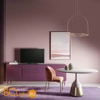 Подвесной светильник Eurosvet Over new 90323/1 латунь a064962 - Фото 3