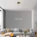 Подвесной светильник Eurosvet Over new 90322/1 латунь a064959 - Фото 3