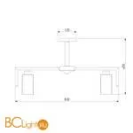 Люстра Eurosvet Palio 70126/8 черный - Фото 1