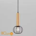 Подвесной светильник Eurosvet Parker 50178/1 черный/бронза