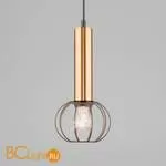 Подвесной светильник Eurosvet Parker 50178/1 черный/бронза - Фото 2