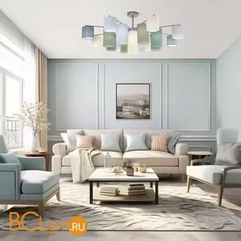 Люстра Eurosvet Pastel 60152 хром a064986 - Фото 3