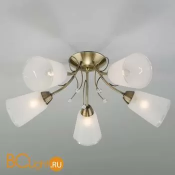 Потолочная люстра Eurosvet Patrice 30150/5 античная бронза