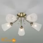 Потолочная люстра Eurosvet Patrice 30150/5 античная бронза
