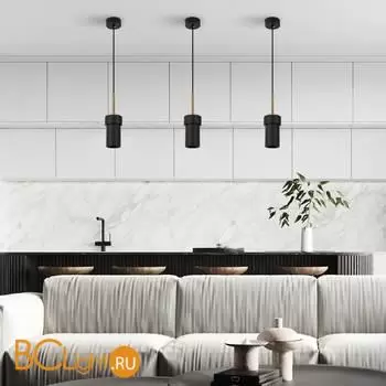 Подвесной светильник Eurosvet Pebble 50264/1 черный a064973 - Фото 0