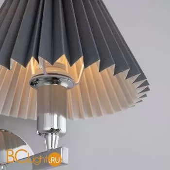 Бра Eurosvet Peony 60136/1 хром/графит a059040 - Фото 0