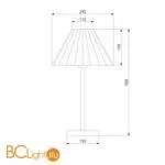 Настольная лампа Eurosvet Peony 01132/1 хром/графит a059043 - Фото 5