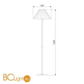 Торшер Eurosvet Peony 01133/1 хром/графит a059045 - Фото 2