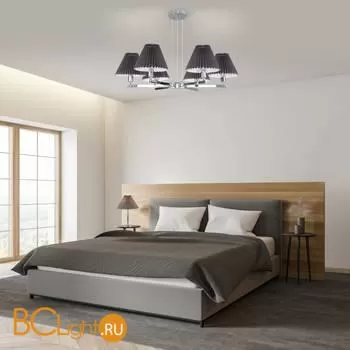 Люстра Eurosvet Peony 60136/6 хром/графит a059041 - Фото 2