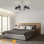 Люстра Eurosvet Peony 60136/6 хром/графит a059041 - Фото 2