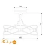 Потолочный светильник Eurosvet Petto 90246/6 белый Smart a056156 - Фото 2