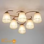 Потолочная люстра Eurosvet Phortos 60075/6 античная бронза - Фото 0