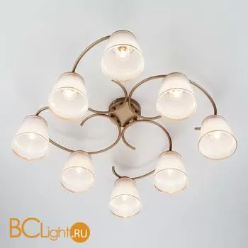 Потолочная люстра Eurosvet Phortos 60075/8 античная бронза - Фото 1