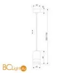Подвесной светильник Eurosvet Piccolo 50248/1 LED/ черный a061423 - Фото 2