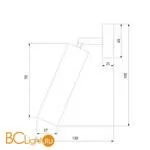 Спот Eurosvet Pin 20133/1 LED серебро a058950 - Фото 3