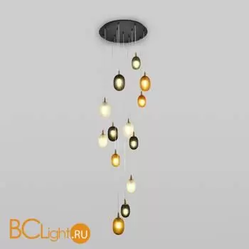 Подвесной светильник Eurosvet Pineapple new 50266 дымчатый/прозрачный/янтарный a066528