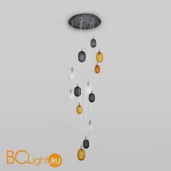 Подвесной светильник Eurosvet Pineapple new 50266 дымчатый/прозрачный/янтарный a066528 - Фото 3