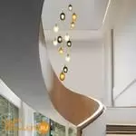 Подвесной светильник Eurosvet Pineapple new 50266 дымчатый/прозрачный/янтарный a066528 - Фото 4